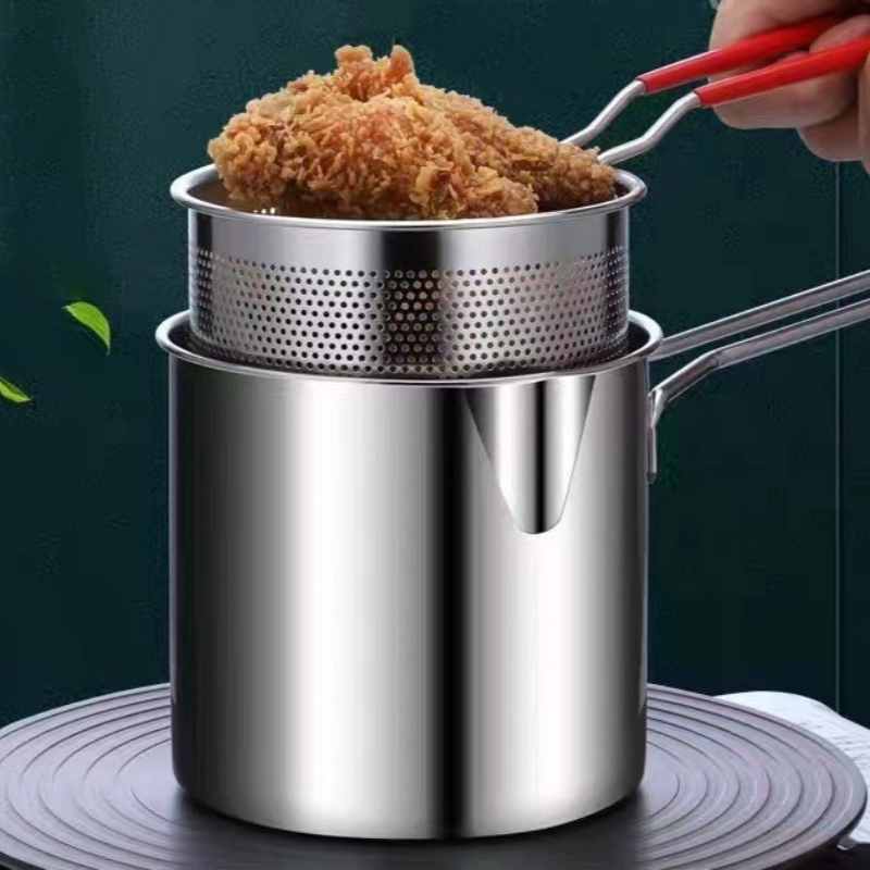 Kitchen Gadgets For Arthritic Hands - 304 Stainless Steel Deep Fryer With