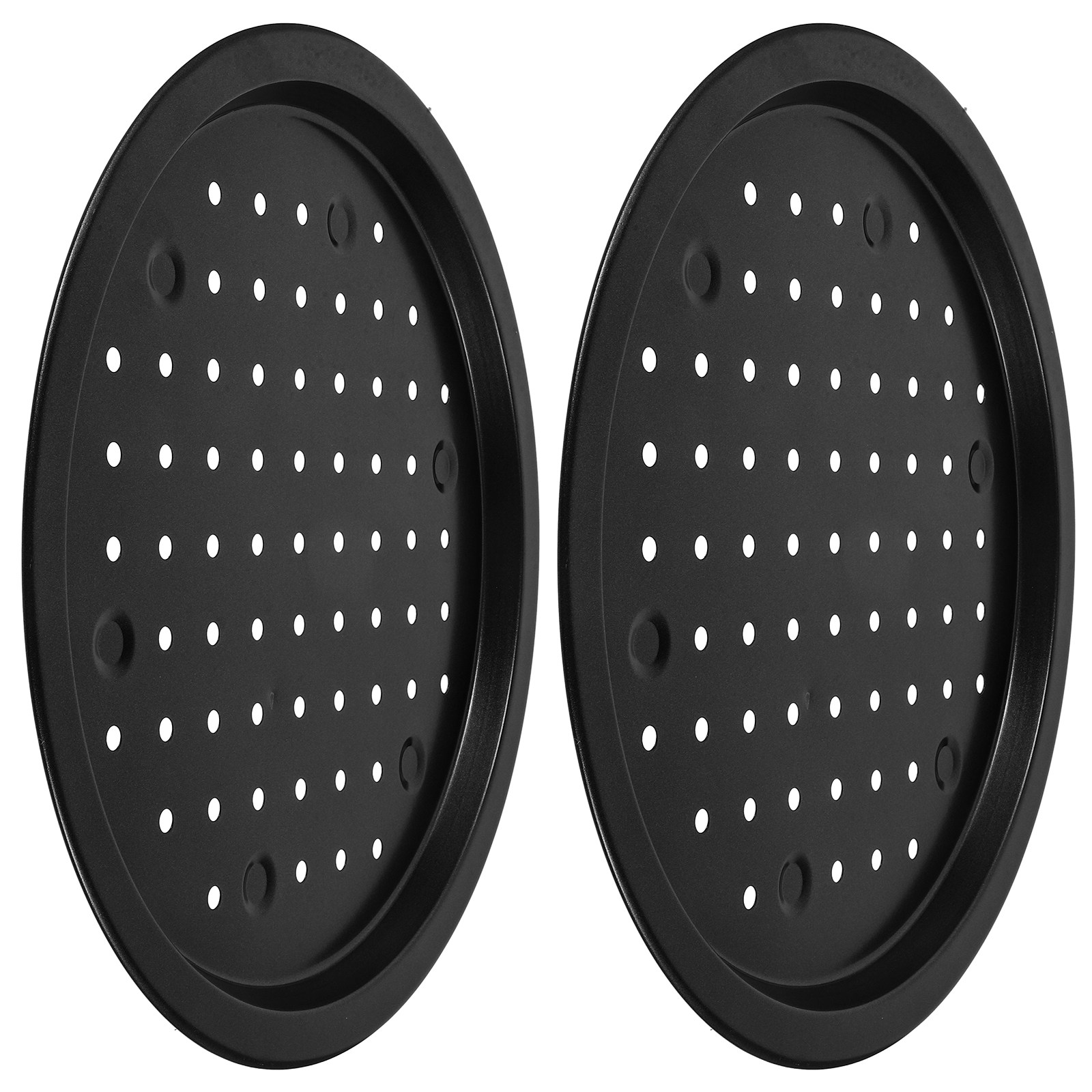 Pizza Stone Baking - 2Pcs Pizza Pan Perforated Non-Stick Baking