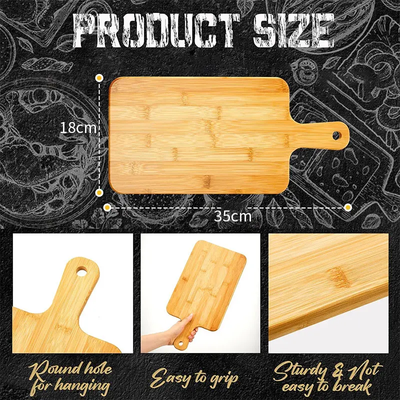 Bamboo Cutting Board - Bamboo Cutting Boards for Kitchen Bamboo
