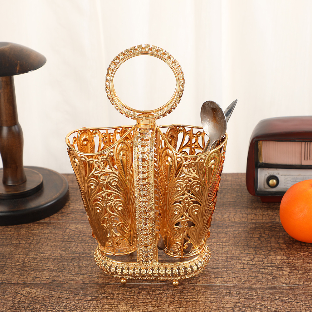 Kitchen Room Gadgets - Utensil Caddy Practical Tableware Basket Elegant