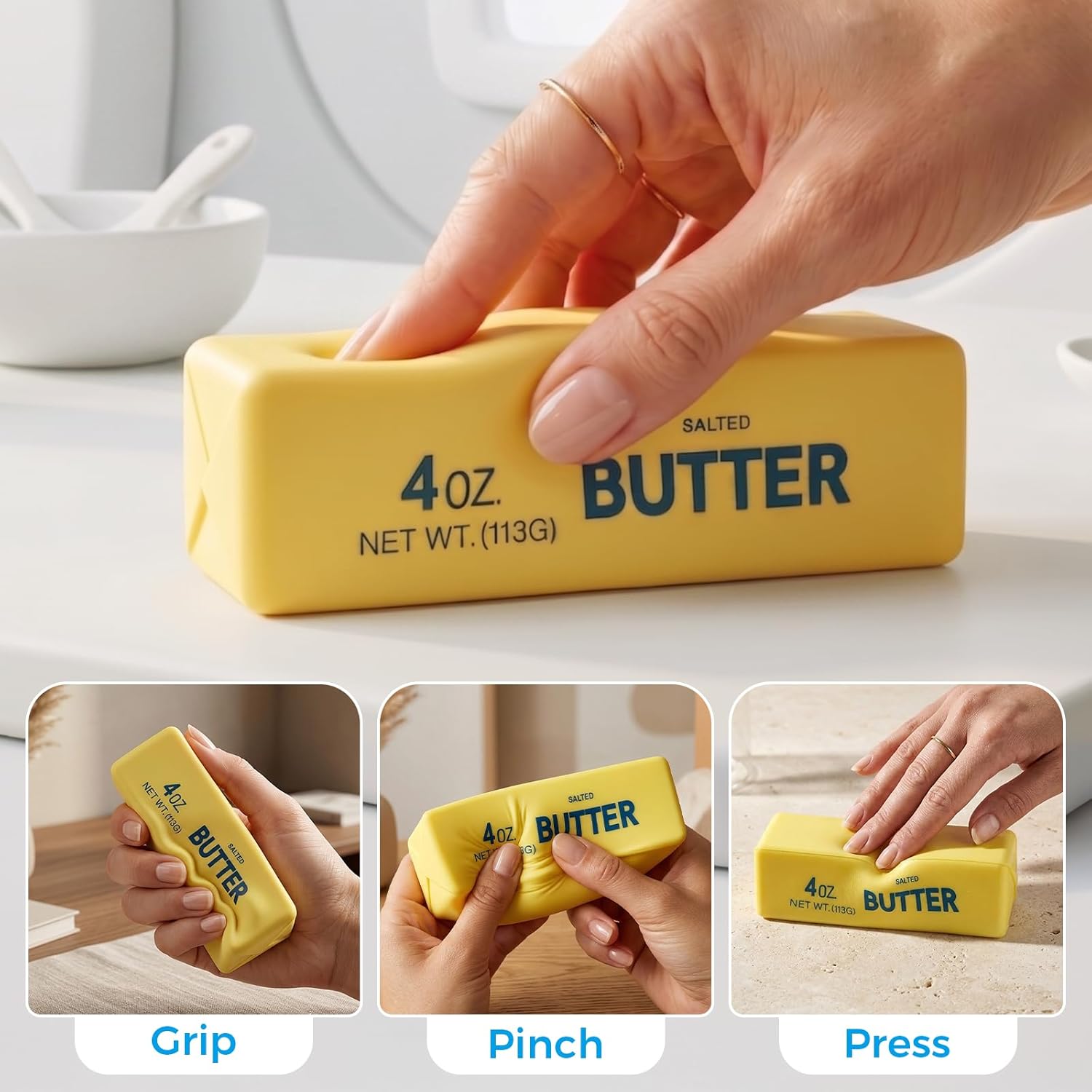 New Soft Slow Rebound Butter S - Funny Kitchen Gadgets Gifts recension och pris