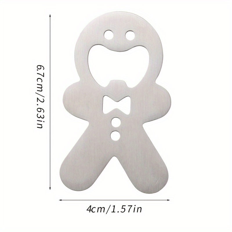 Gingerbread Man Bottle Opener  - Kitchen Gadgets For Gifts recension och pris
