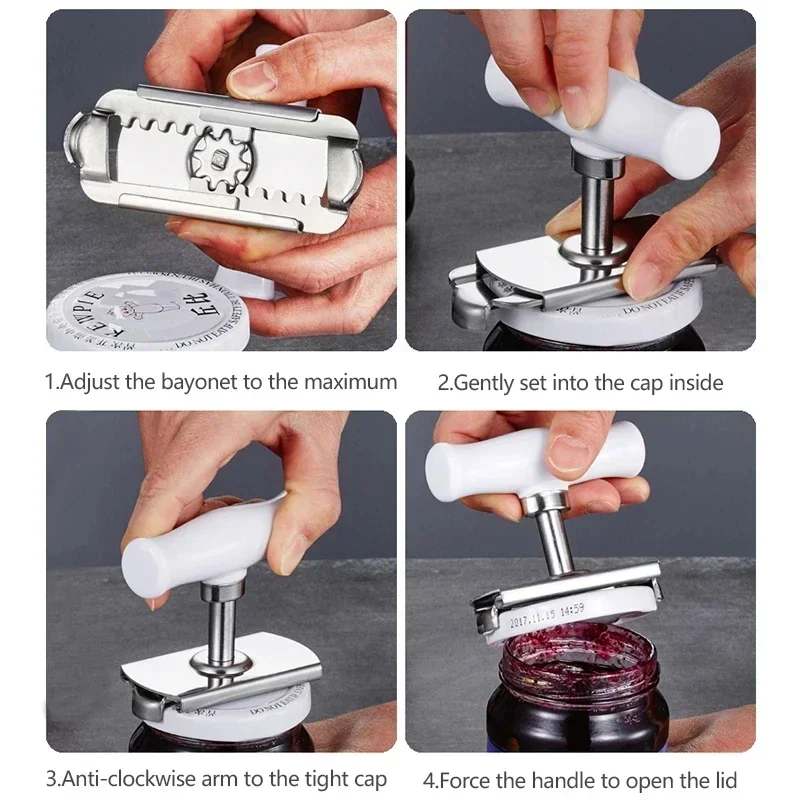 Multi-function Bottle Cap Open - Kitchen Gadgets Jar Openers recension och pris