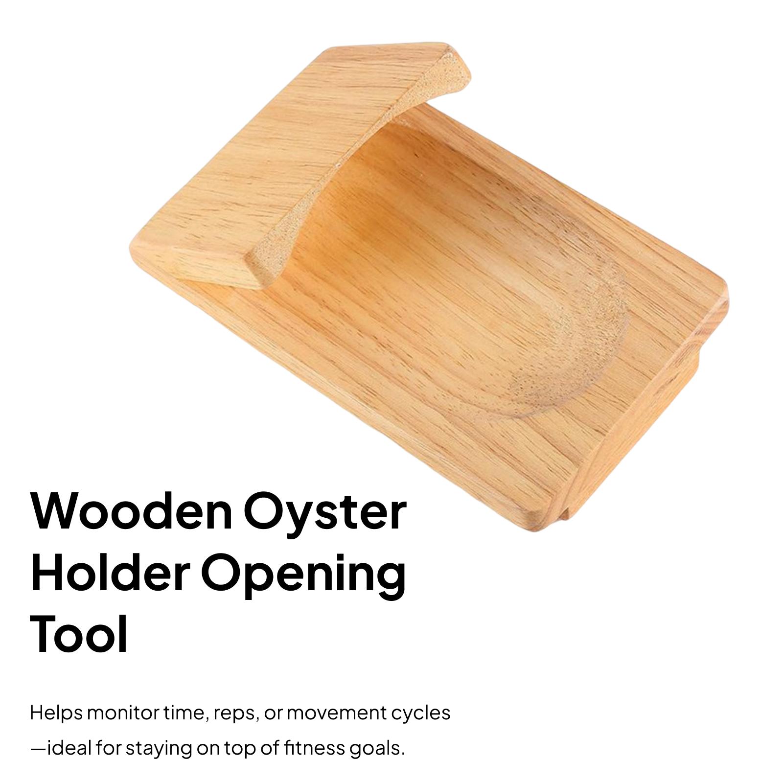 Creative Wooden Oyster Holder  - Kitchen Room Gadgets recension och pris