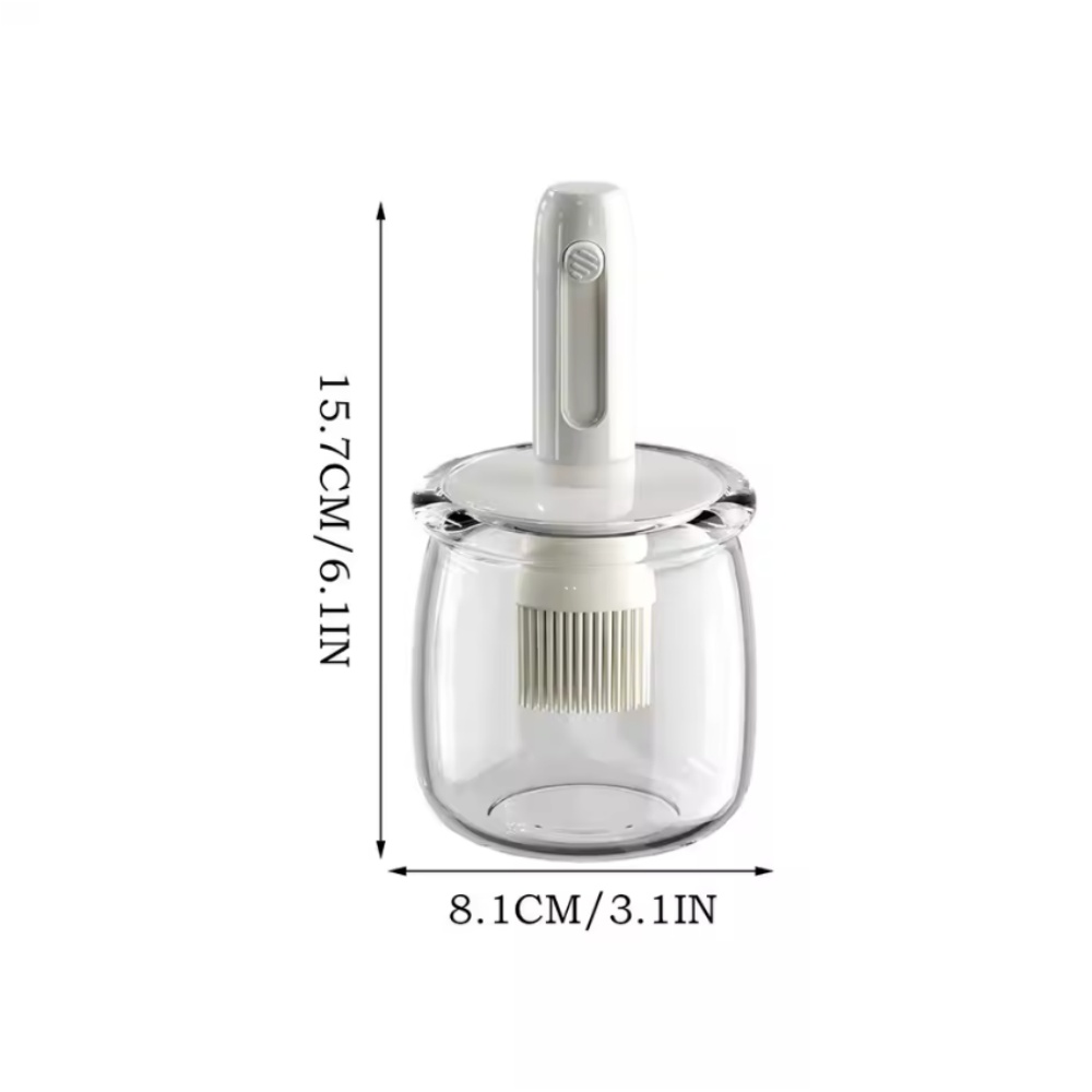 Cooking Oil Dispenser， Lightwe - Kitchen Gadgets Dispenser Brush Holder recension och pris