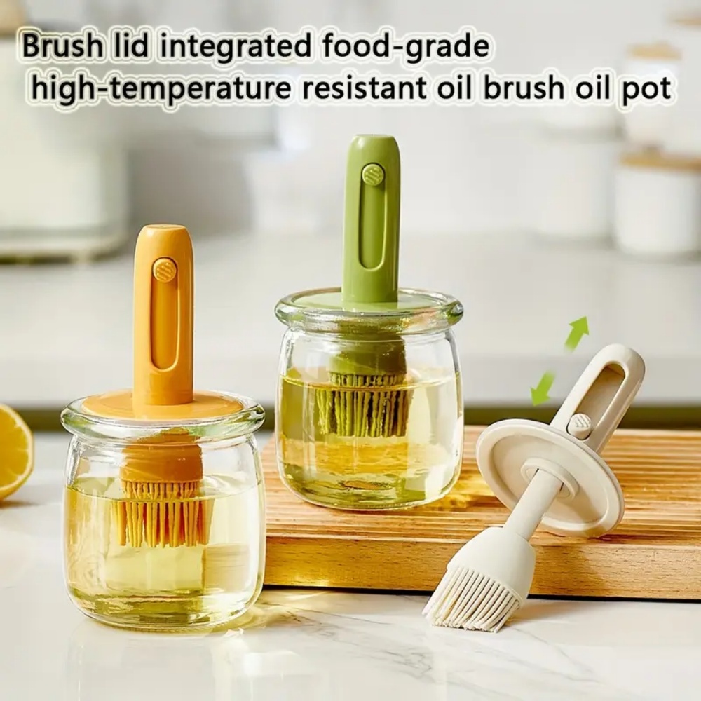 Cooking Oil Dispenser， Lightwe - Kitchen Gadgets Dispenser Brush Holder recension och pris