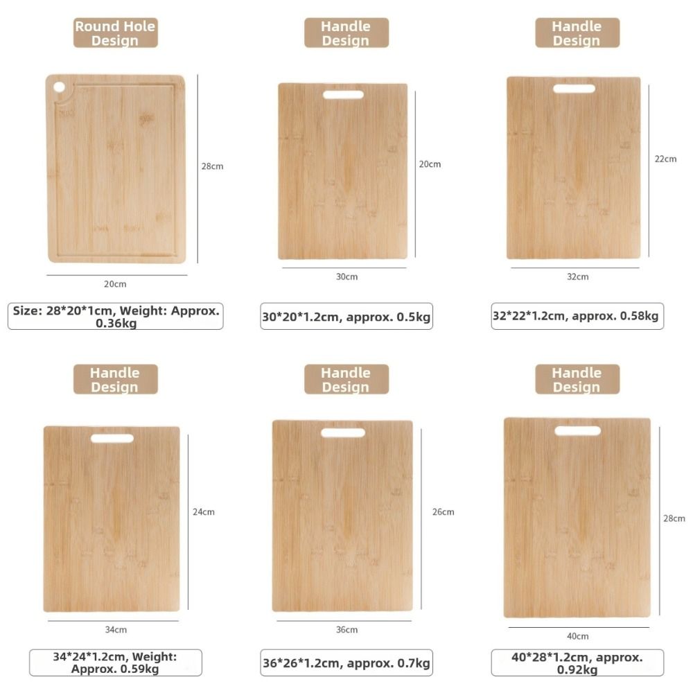 Eco-Friendly Bamboo Wooden Cut - Bamboo Cutting Board recension och pris