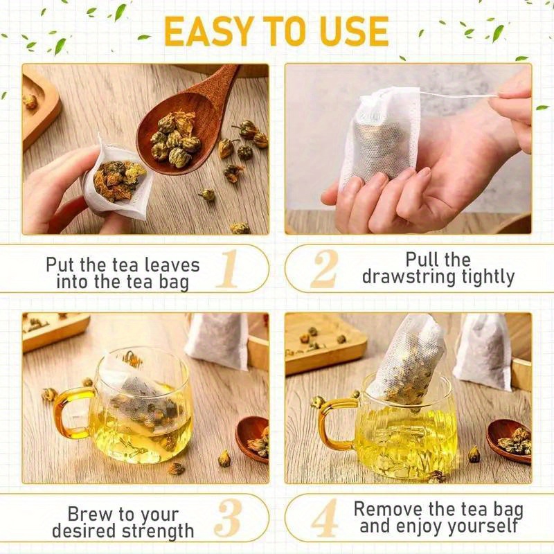 100Pcs Disposable Tea Bags Fil - Kitchen Room Gadgets recension och pris