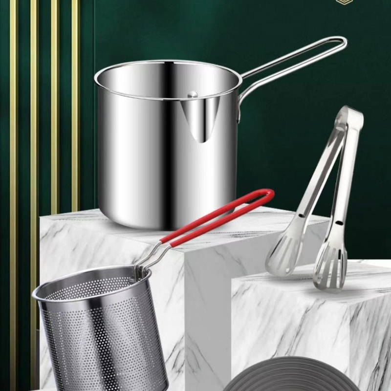304 Stainless Steel Deep Fryer - Kitchen Gadgets For Arthritic Hands recension och pris