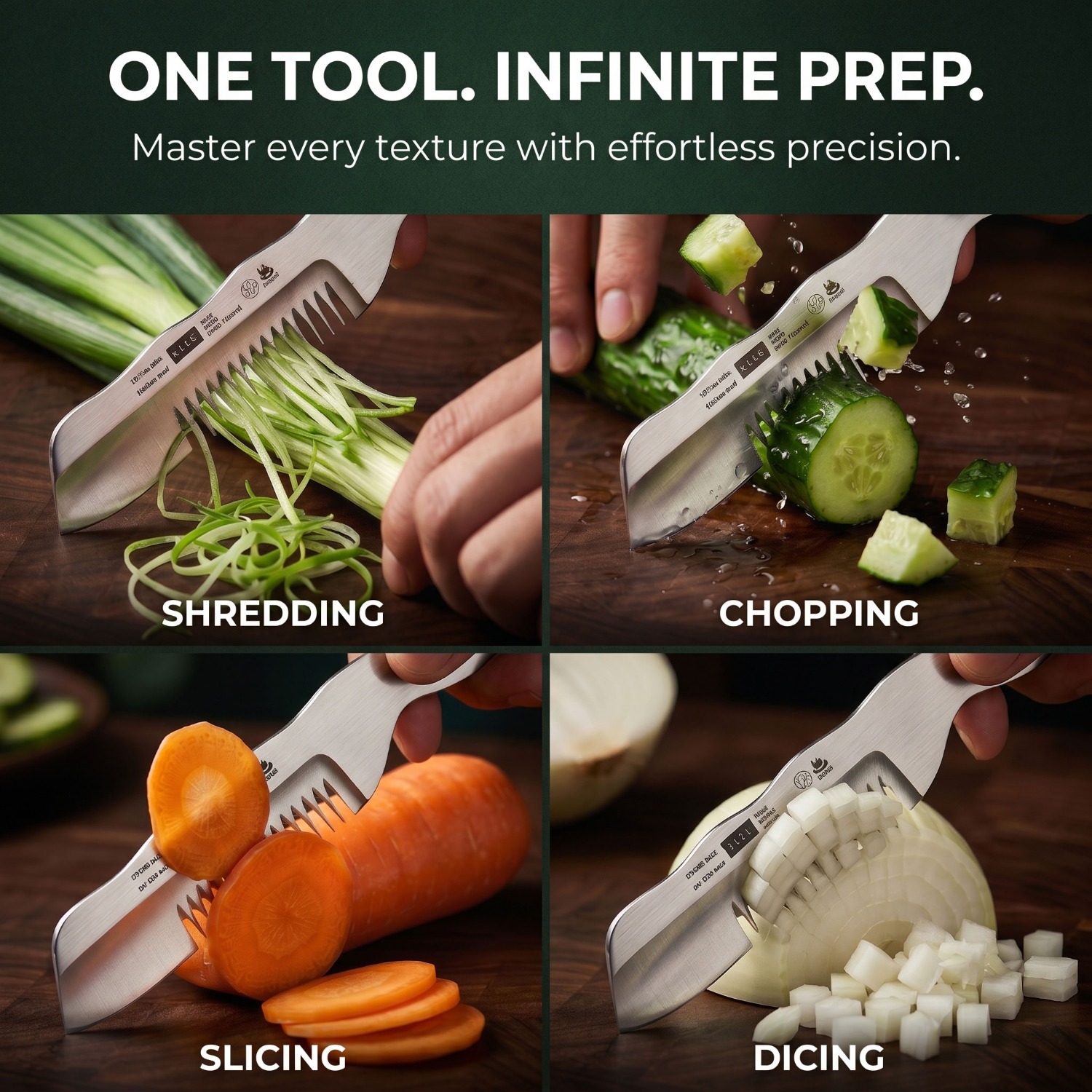New Multifunctional Scallion C - Kitchen Gadgets Vegetable Chopper recension och pris