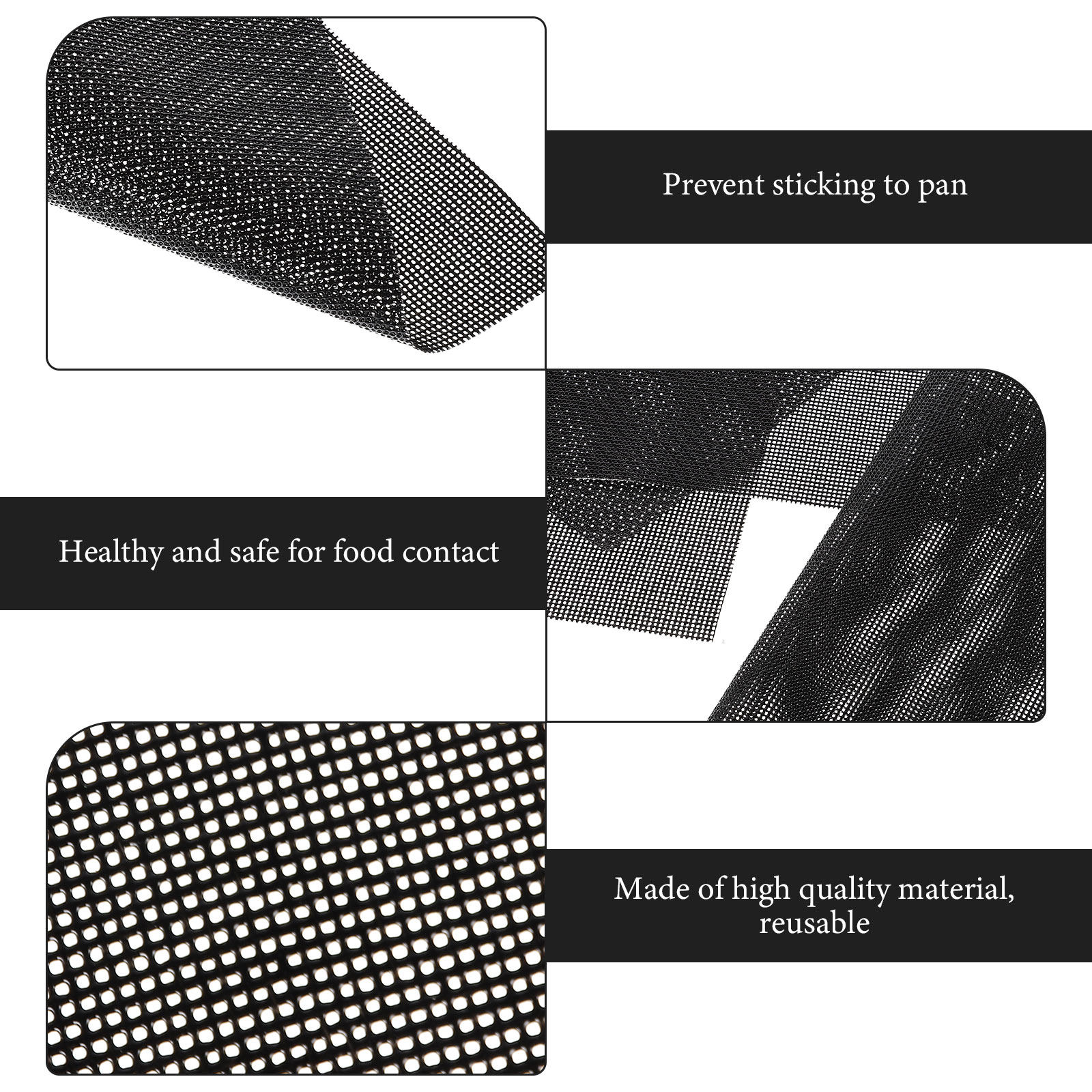 4Pcs Air Fryer Inner Liners Pr - Silicone Baking Mat recension och pris