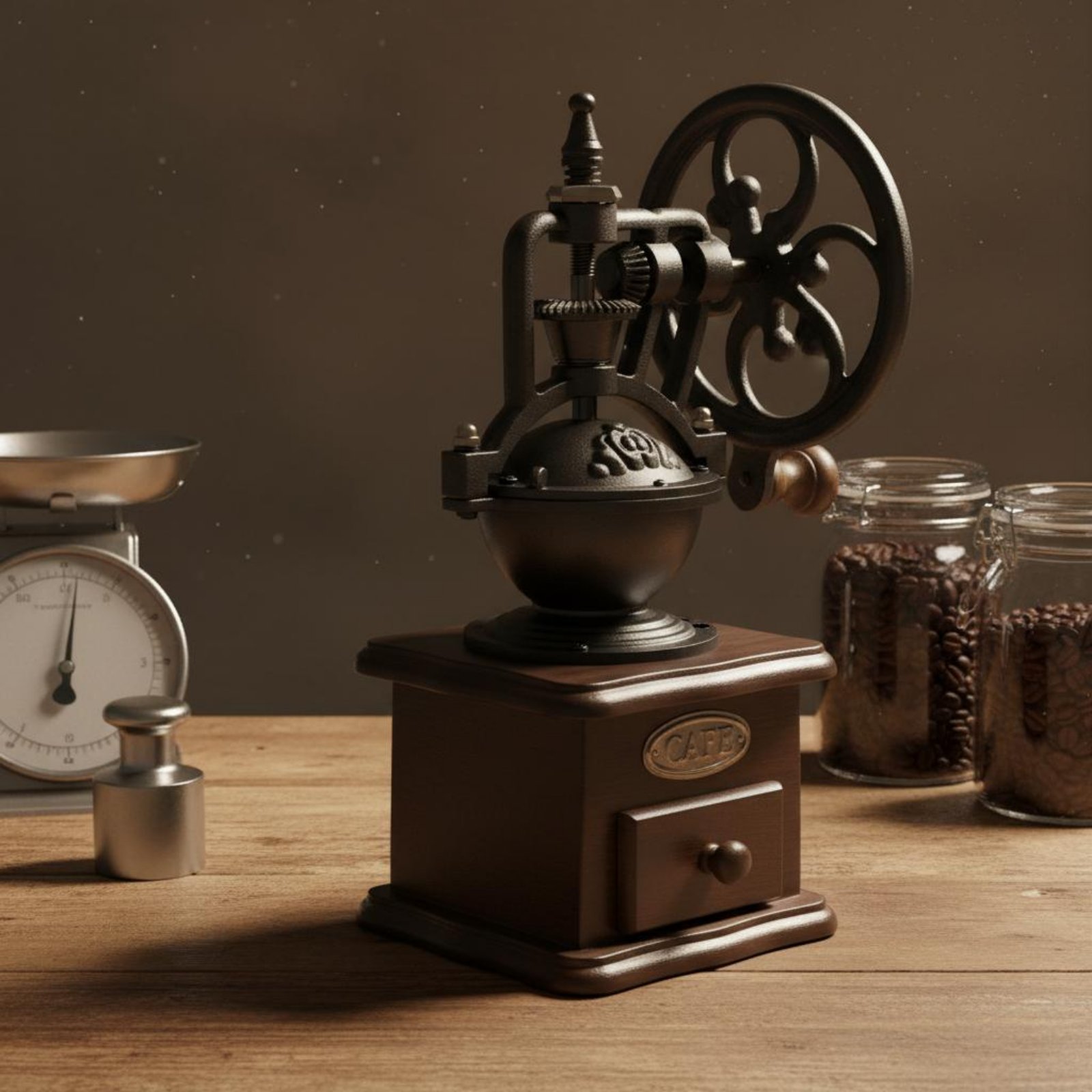 Manual Amusement Wheel Coffee  - Kitchen Gadgets Vintage recension och pris