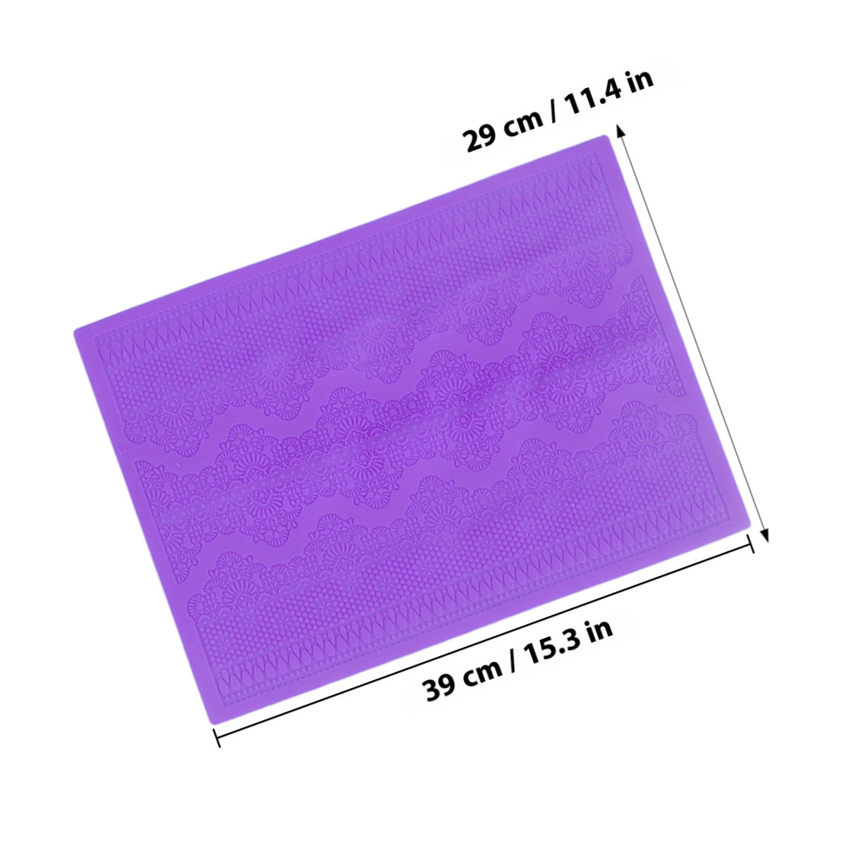 1pcs Silicone Mat Purple Food- - Silicone Baking Mat recension och pris