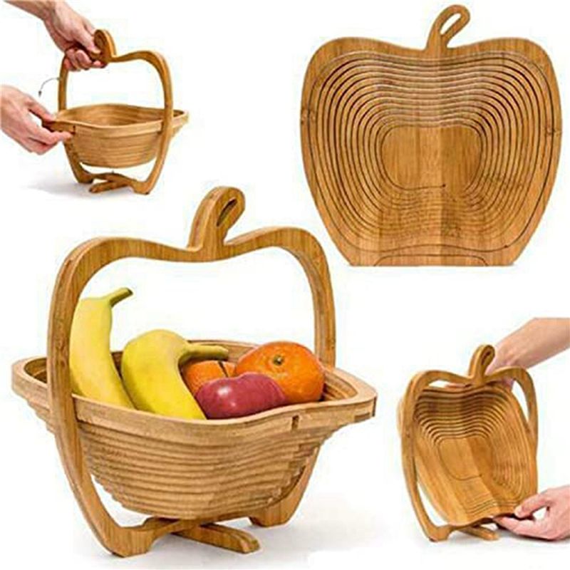 3X Foldable Shaped Basket, Fol - Bamboo Cutting Board recension och pris
