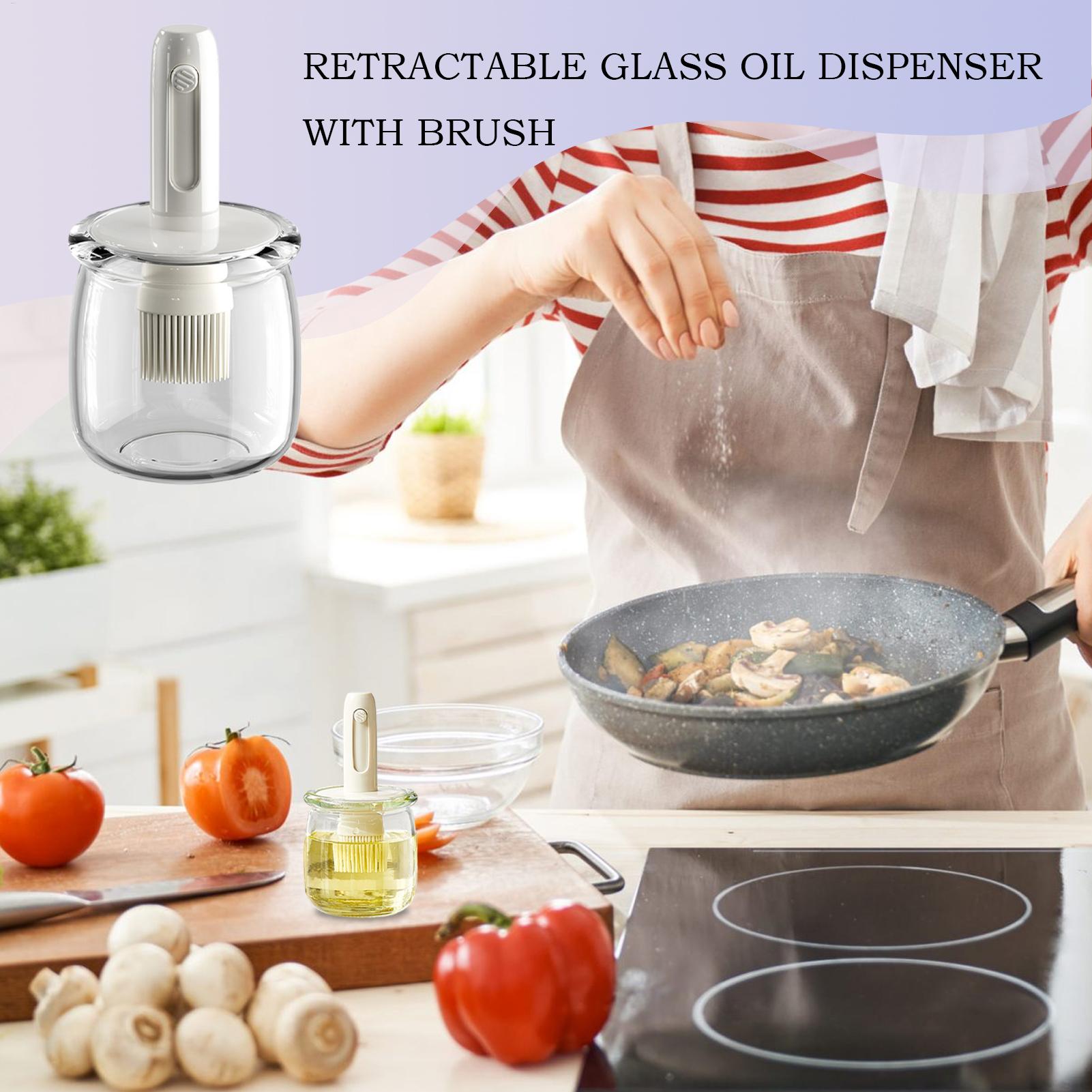 Oil Dispenser For Kitchen Ligh - Kitchen Gadgets Dispenser Brush Holder recension och pris