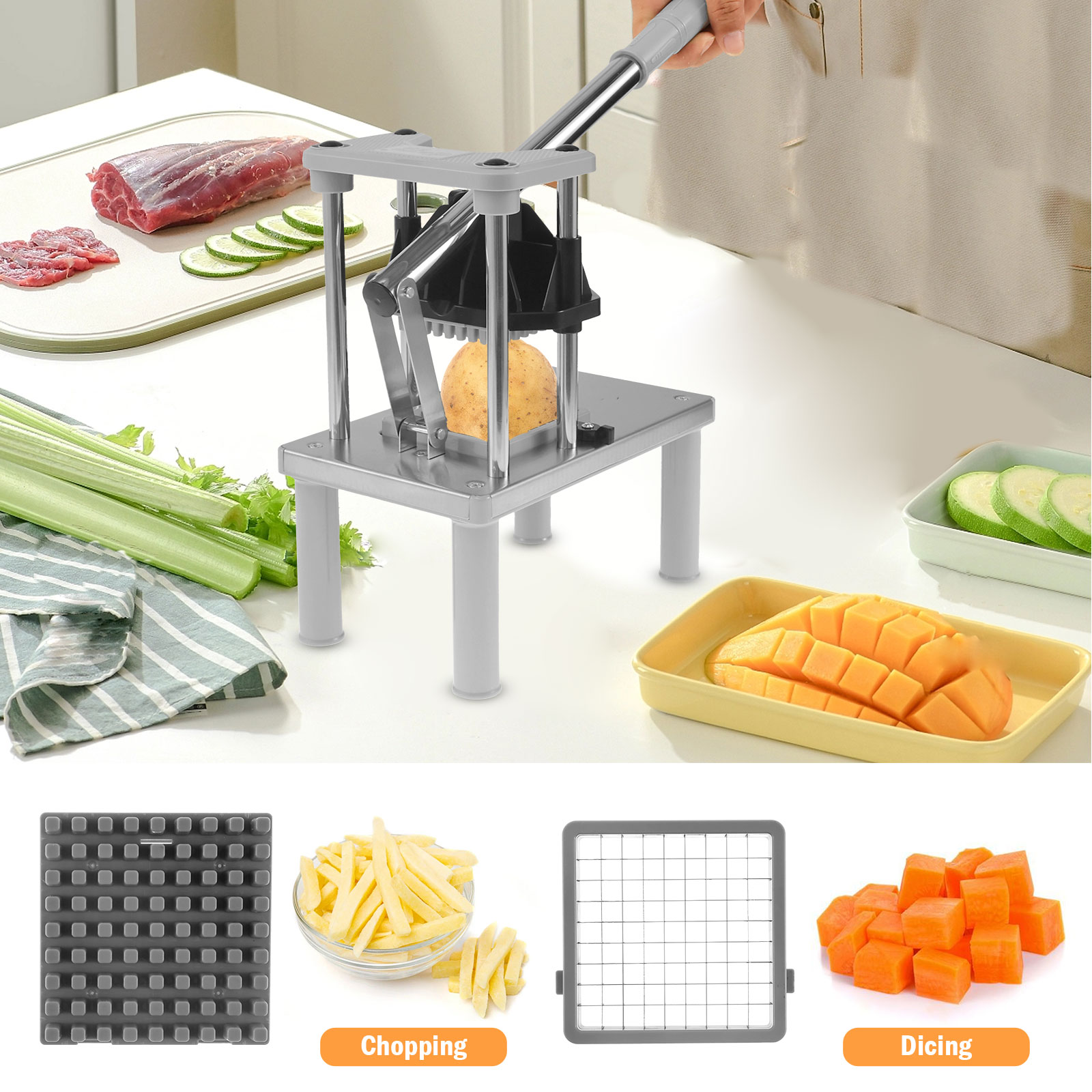 Commercial Vegetable Fruit Cho - Kitchen Gadgets Vegetable Chopper recension och pris