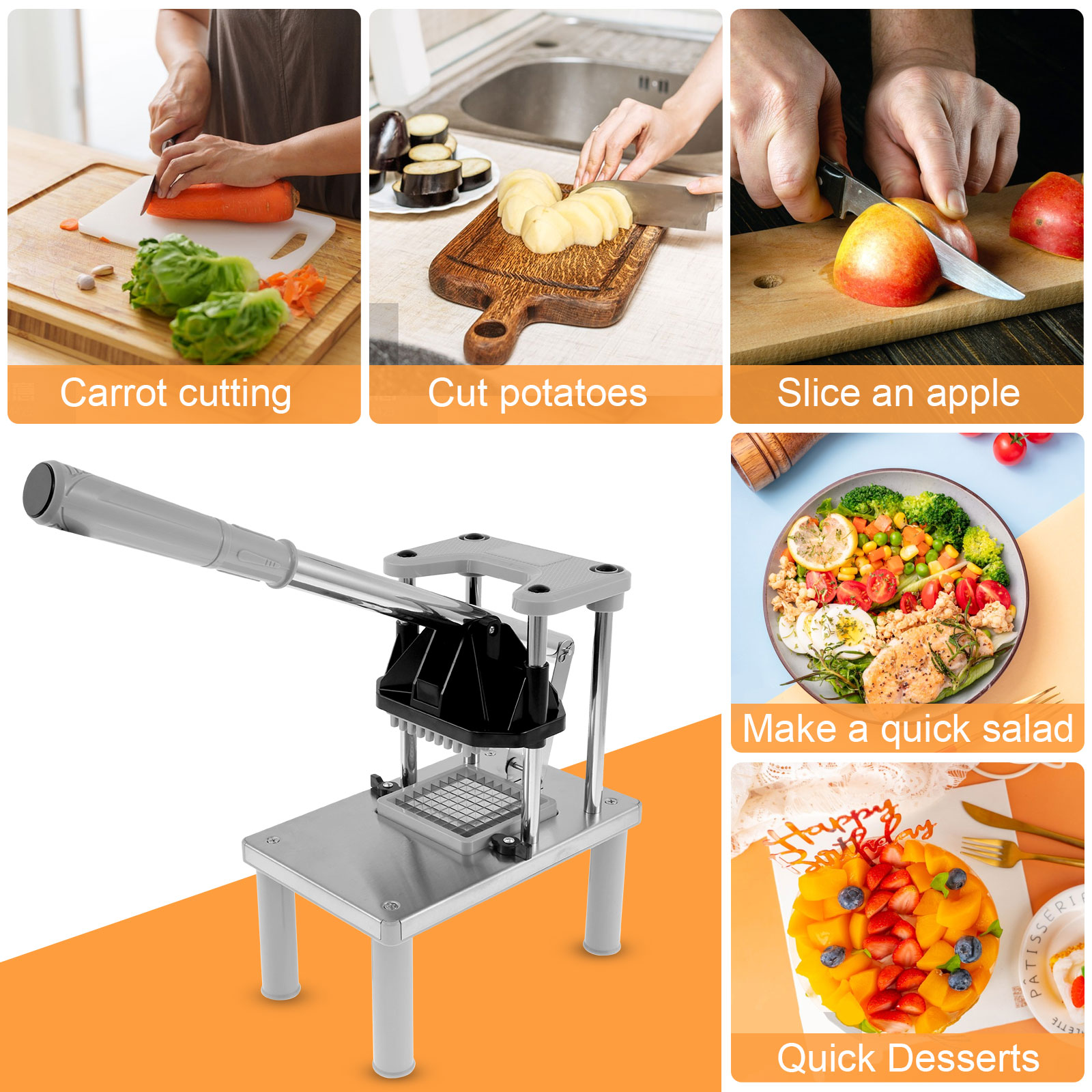 Commercial Vegetable Fruit Cho - Kitchen Gadgets Vegetable Chopper recension och pris