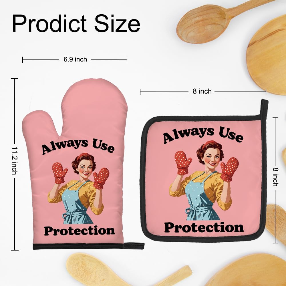Always Use Protection Funny Ov - Funny Kitchen Gadgets Gifts recension och pris
