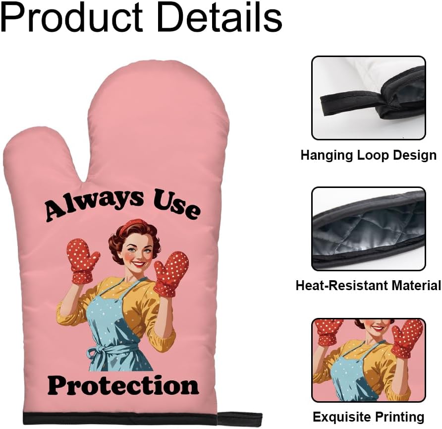 Always Use Protection Funny Ov - Funny Kitchen Gadgets Gifts recension och pris