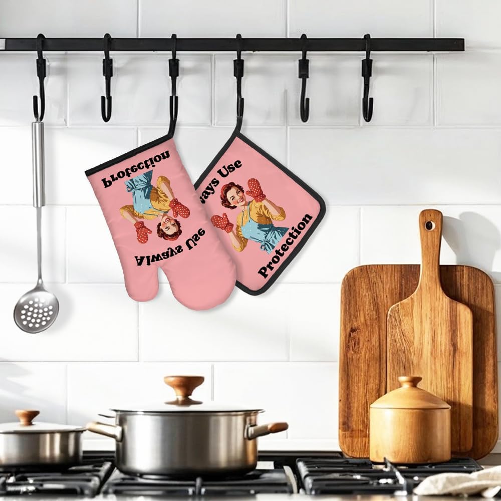 Always Use Protection Funny Ov - Funny Kitchen Gadgets Gifts recension och pris