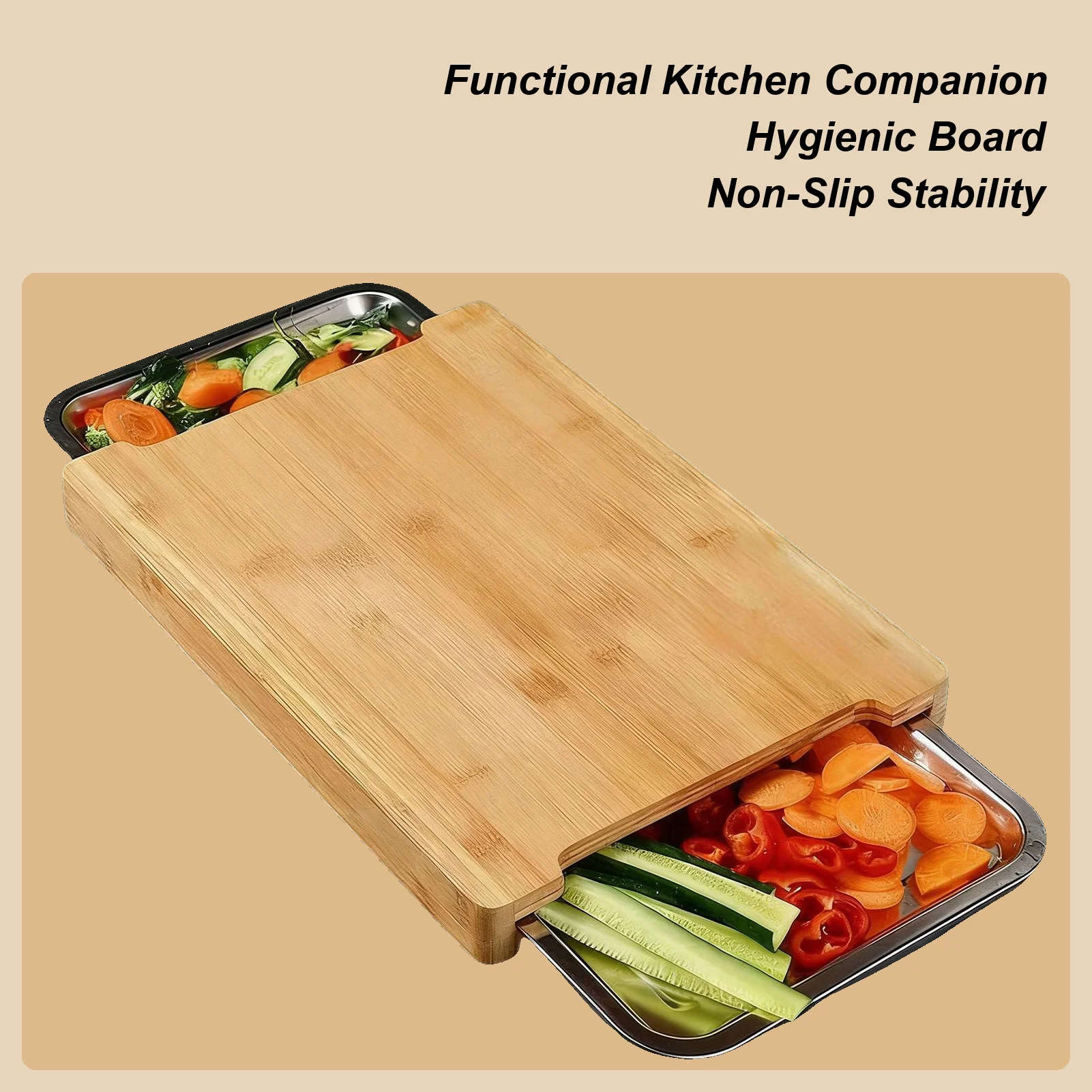 Kitchen Eco-friendly Bamboo Cu - Bamboo Cutting Board recension och pris