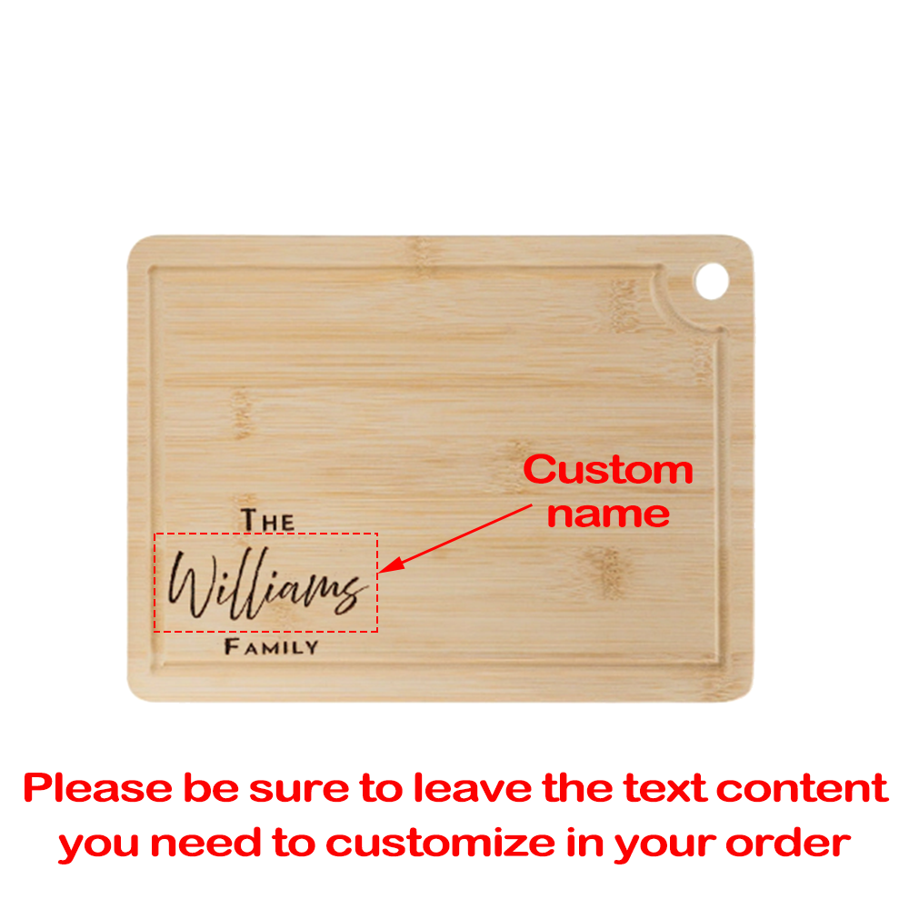 Personalized Name 1Pcs Engrave - Bamboo Cutting Board recension och pris