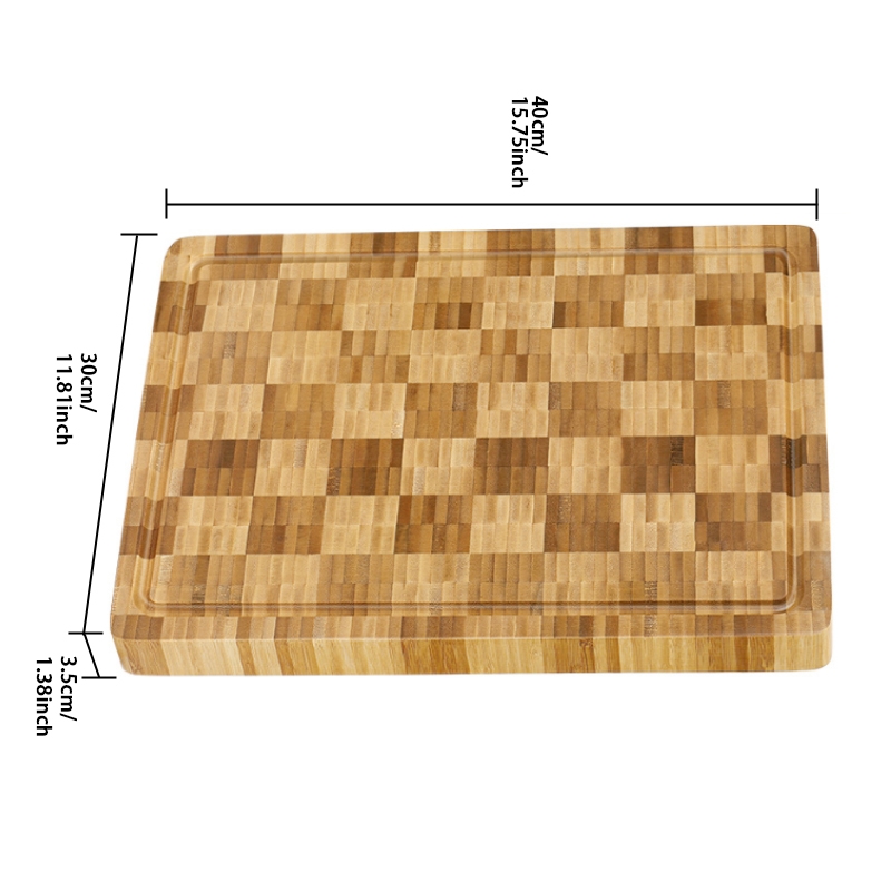 Large Bamboo Cutting Board Kit - Bamboo Cutting Board recension och pris