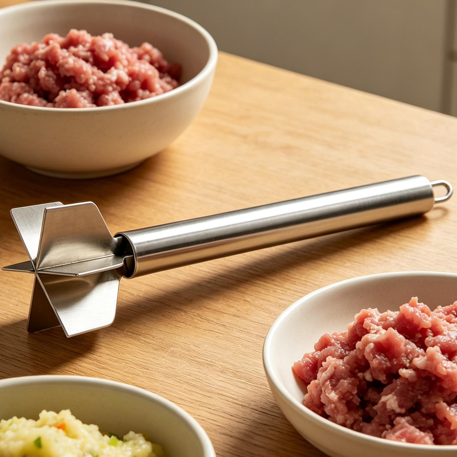 Ground Beef Chopper Tool 6-Lea - Kitchen Gadgets Vegetable Chopper recension och pris