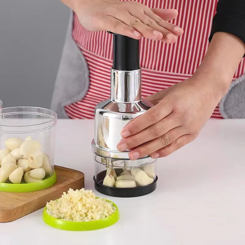 New Stainless Steel Garlic Pre - Kitchen Gadgets Vegetable Chopper recension och pris