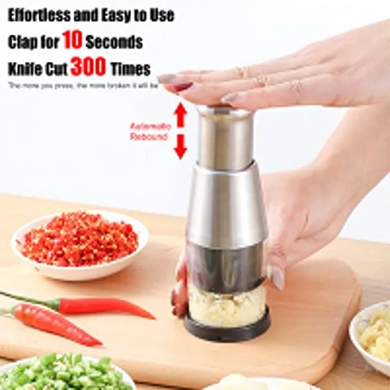 New Stainless Steel Garlic Pre - Kitchen Gadgets Vegetable Chopper recension och pris