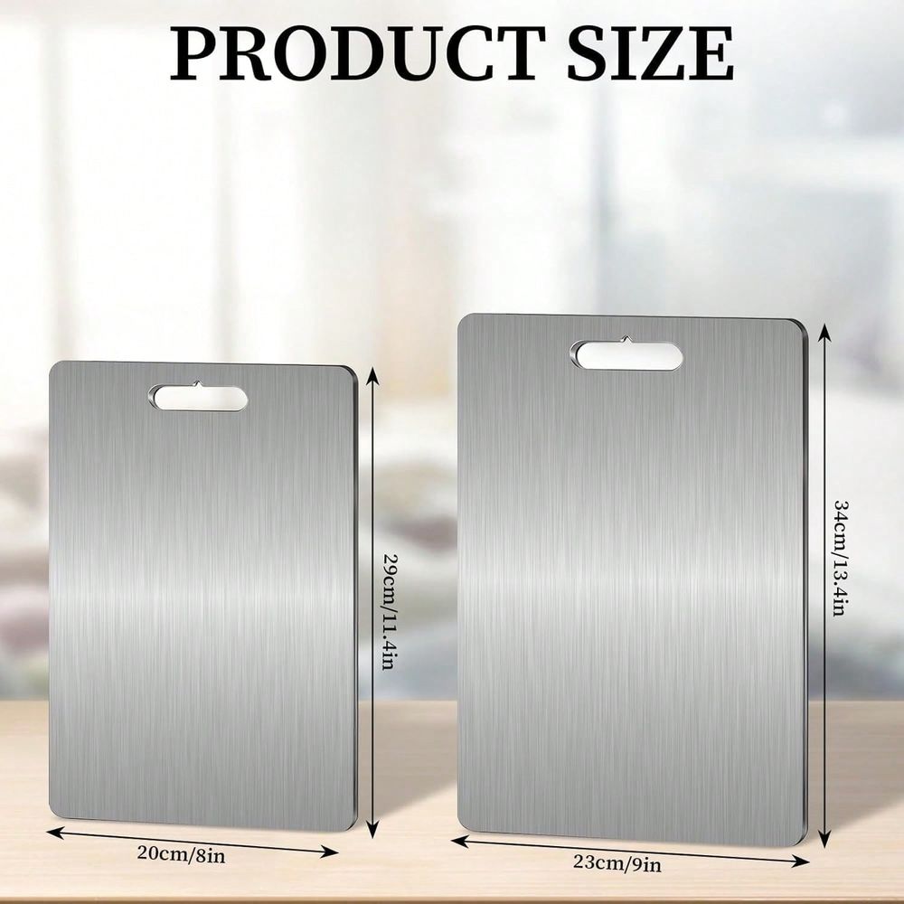 Pcs Stainless Steel Cutting Bo - Bamboo Cutting Board recension och pris