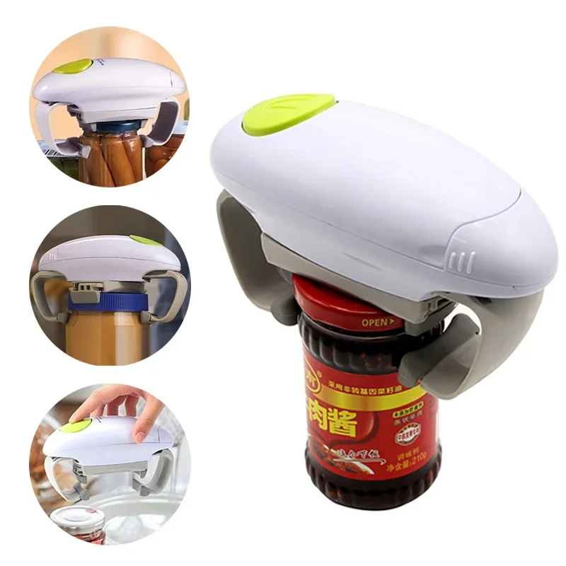 Electric Can Bottle Lid Opener - Kitchen Gadgets Jar Openers recension och pris