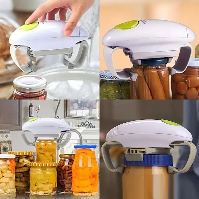 Electric Can Bottle Lid Opener - Kitchen Gadgets Jar Openers recension och pris