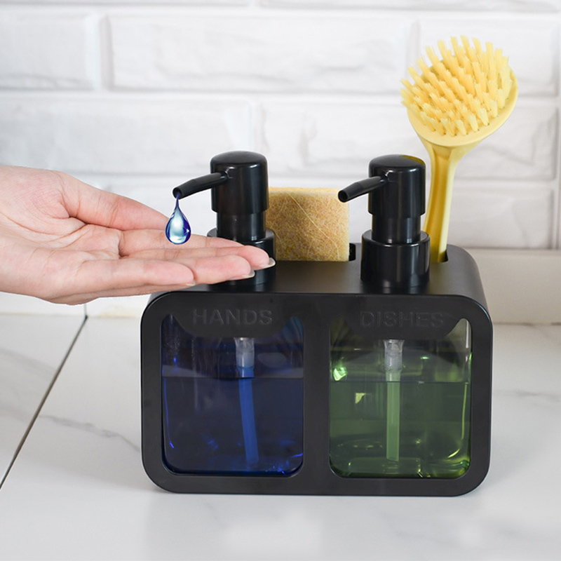 Kitchen Hand Soap and Dish Soa - Kitchen Gadgets Dispenser Brush Holder recension och pris