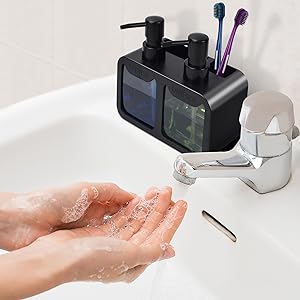 Kitchen Hand Soap and Dish Soa - Kitchen Gadgets Dispenser Brush Holder recension och pris