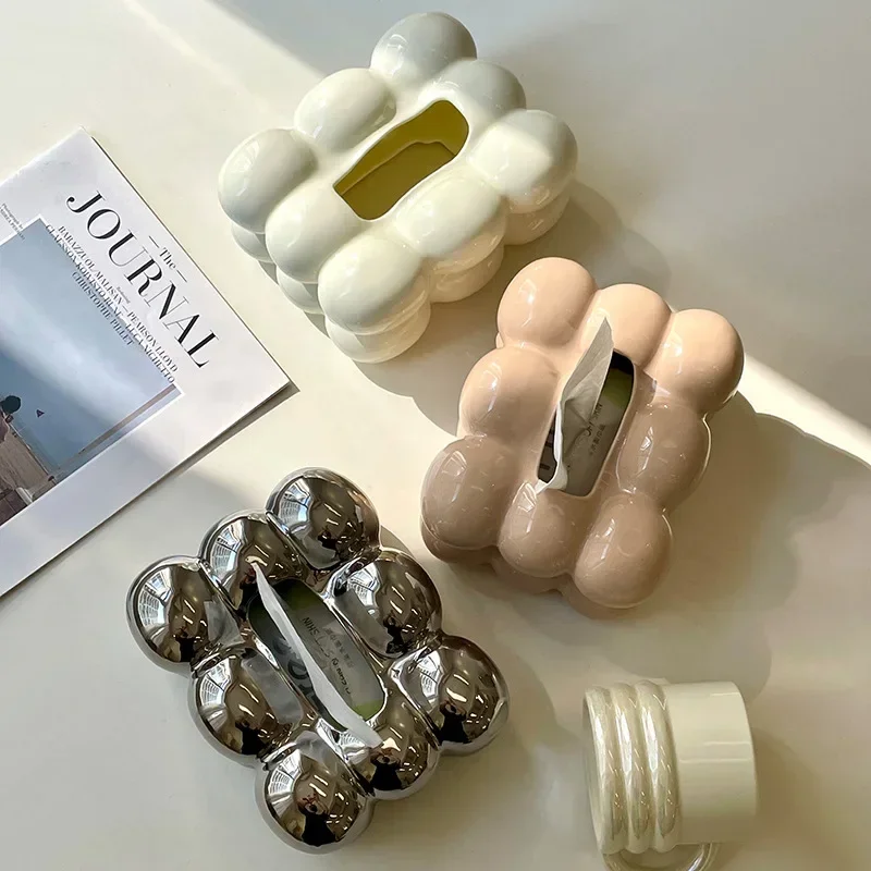 Light Luxury Tissue Box Cerami - Kitchen Room Gadgets recension och pris