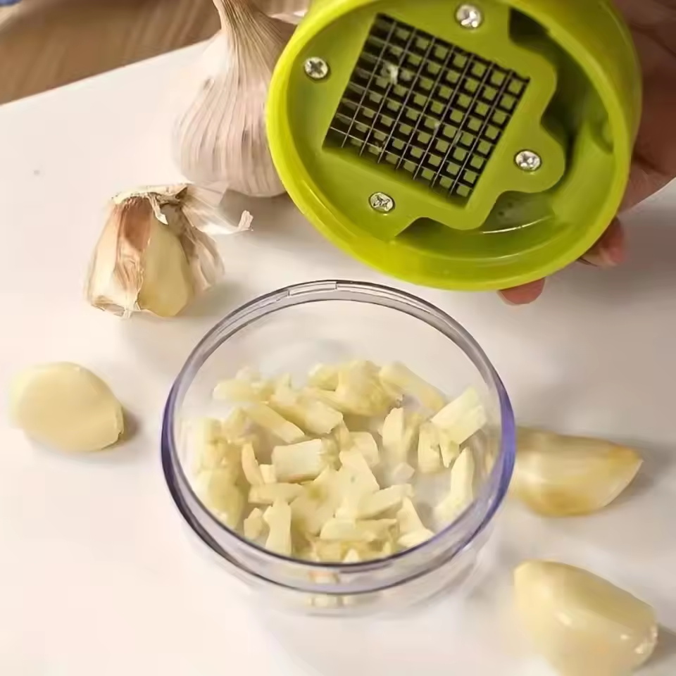 Garlic Press Chopper Manual Ga - Kitchen Gadgets Vegetable Chopper recension och pris