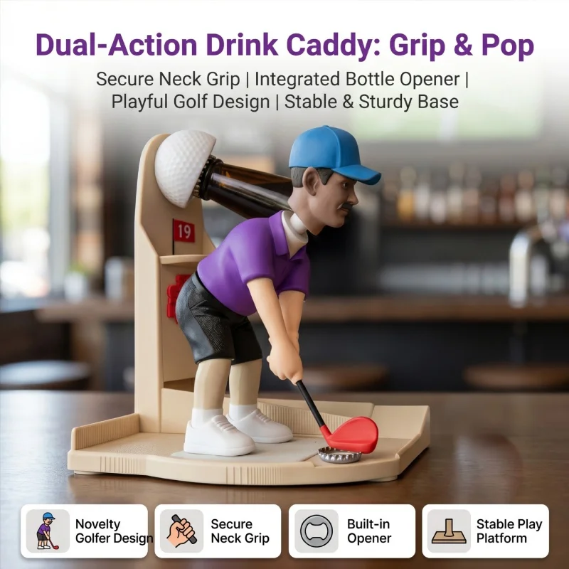 Novelty Golf Player Shaped Bee - Funny Kitchen Gadgets Gifts recension och pris