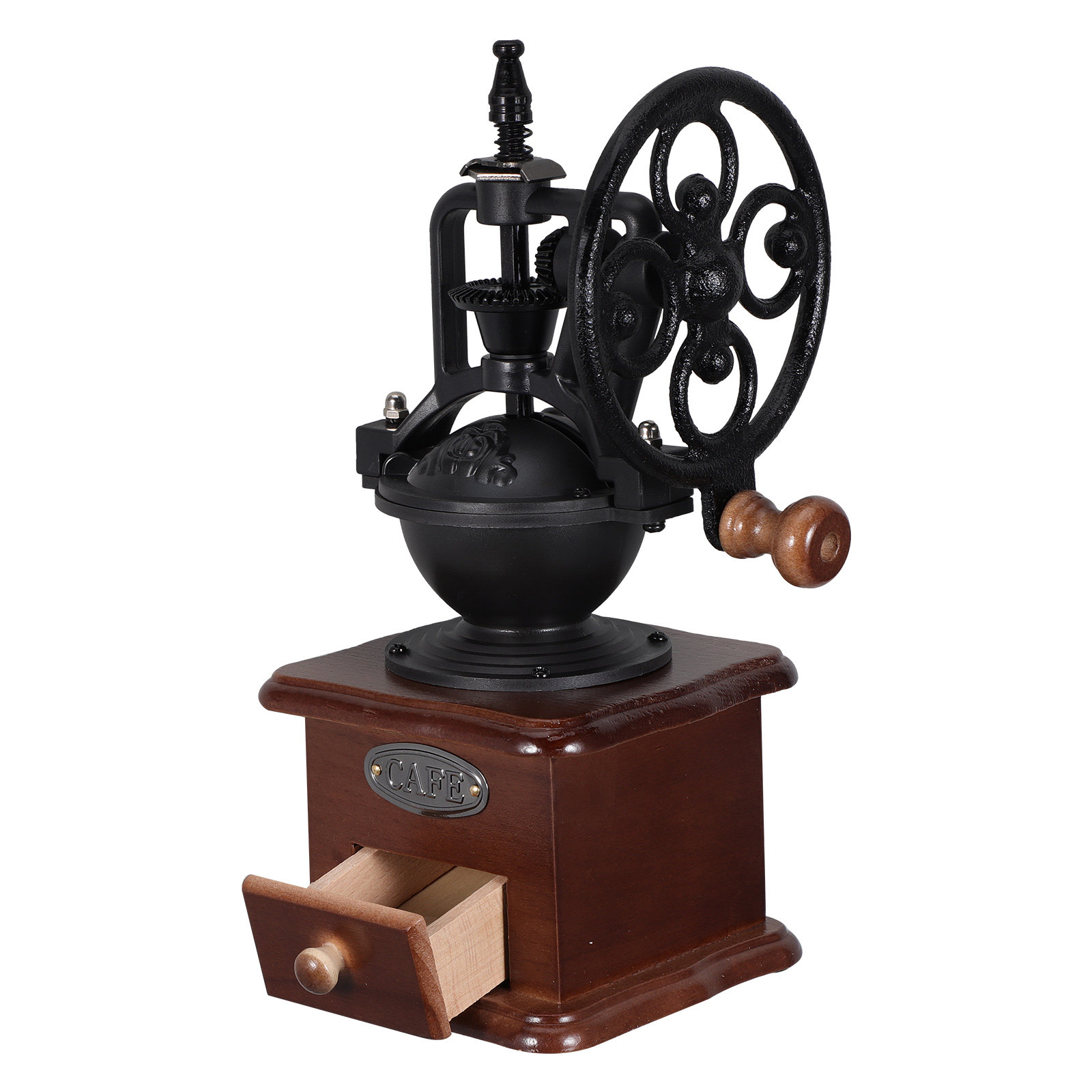 Retro Wooden Manual Coffee Mac - Kitchen Gadgets Vintage recension och pris