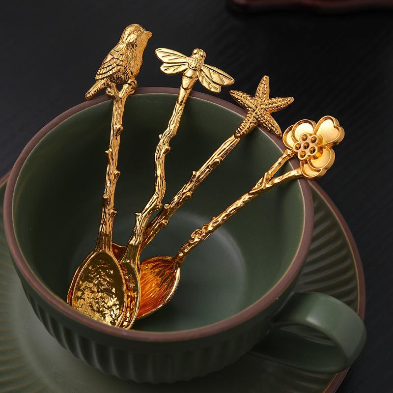 1Pc Metal Dessert Coffee Spoon - Kitchen Gadgets Vintage recension och pris