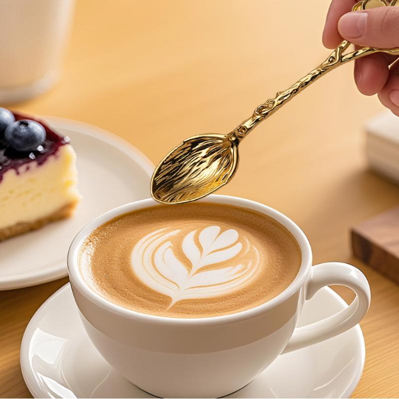 1Pc Metal Dessert Coffee Spoon - Kitchen Gadgets Vintage recension och pris