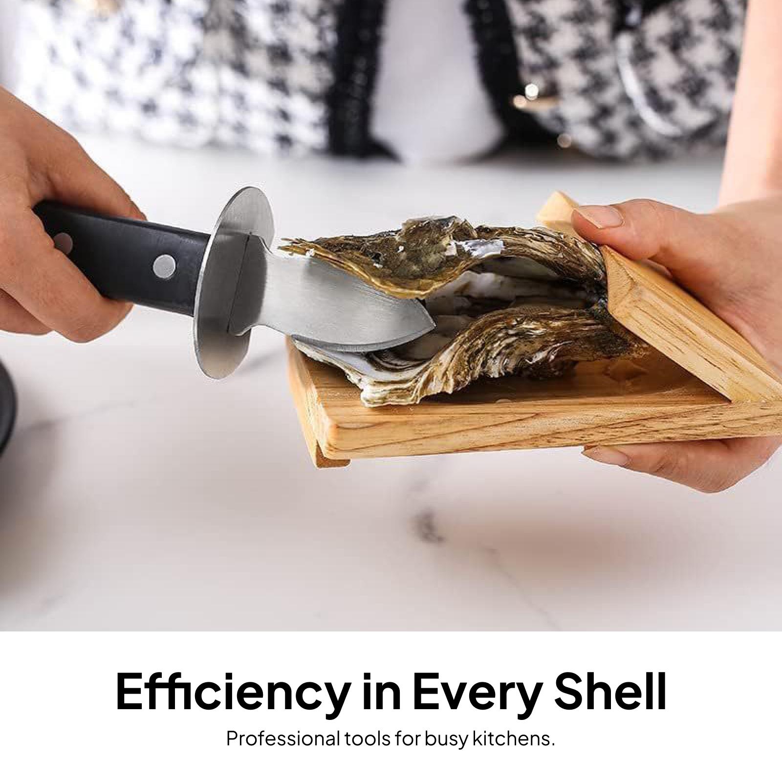 Oyster Holder Wood Clamp Tray  - Kitchen Room Gadgets recension och pris