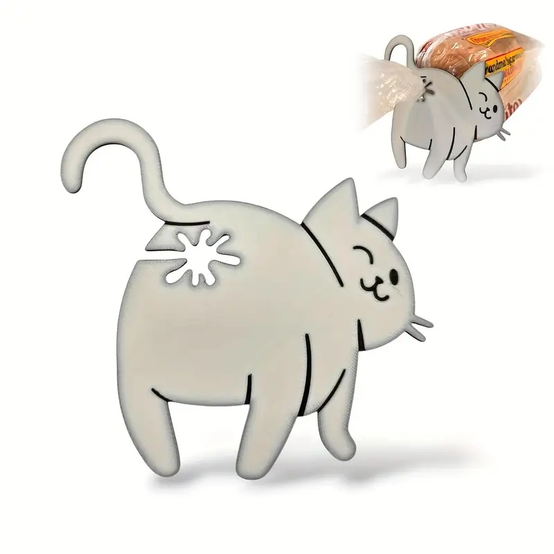 2pcs Funny Cat Butt Bag Clip,  - Funny Kitchen Gadgets Gifts recension och pris