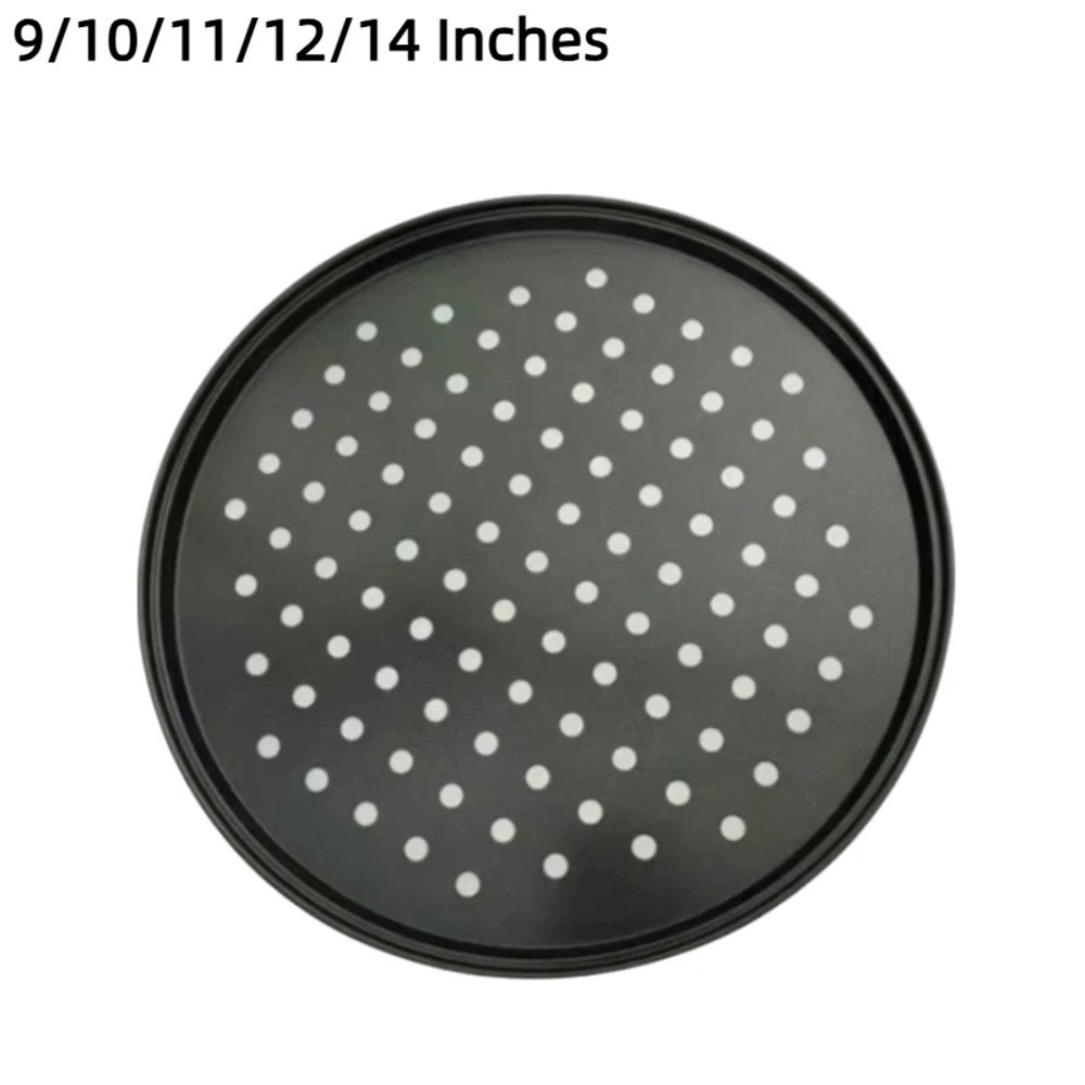 Carbon Steel Perforated Pizza  - Pizza Stone Baking recension och pris