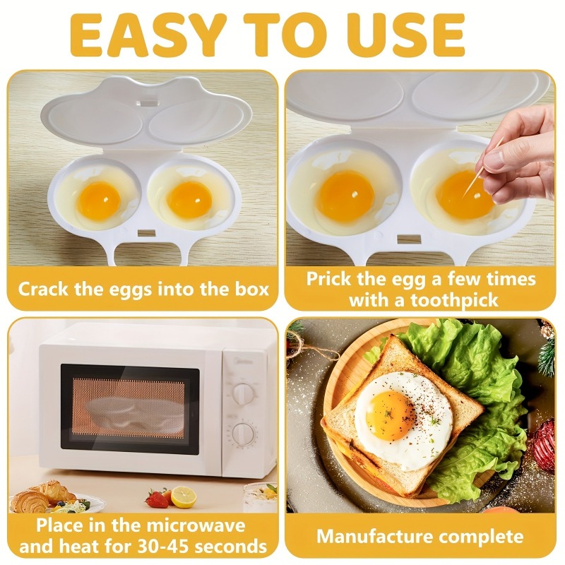 Microwave steamed egg box, for - Kitchen Gadgets For Gifts recension och pris