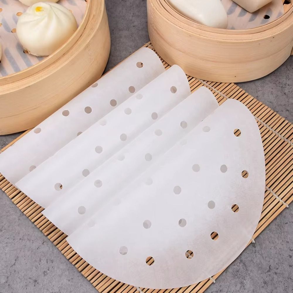 100Pcs Steamed Paper Steamed B - Kitchen Gadgets For Arthritic Hands recension och pris